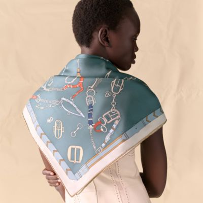 Blue - Silk Scarves and Accessories for Women | Hermès